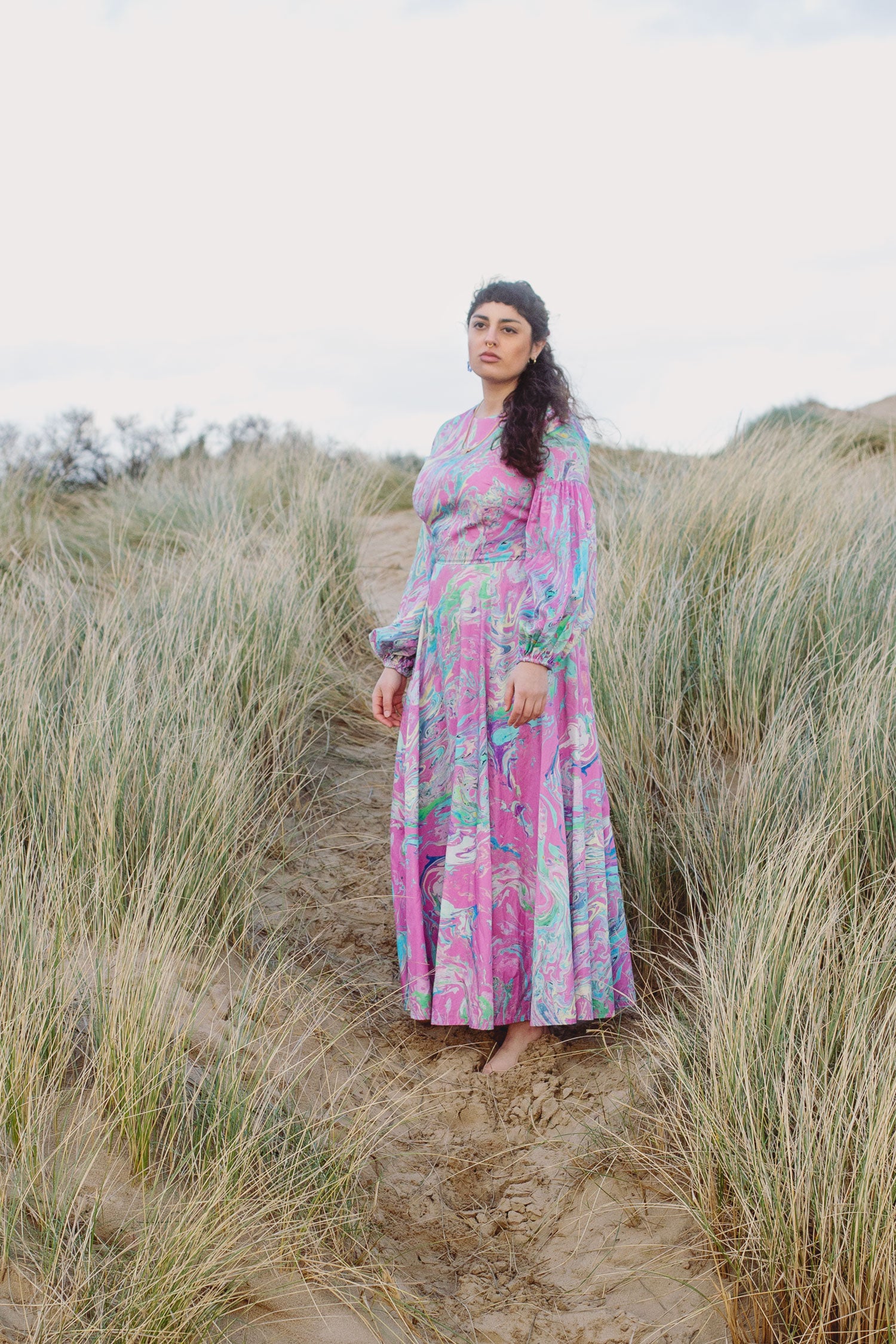 Niram dress - candy marble - size M