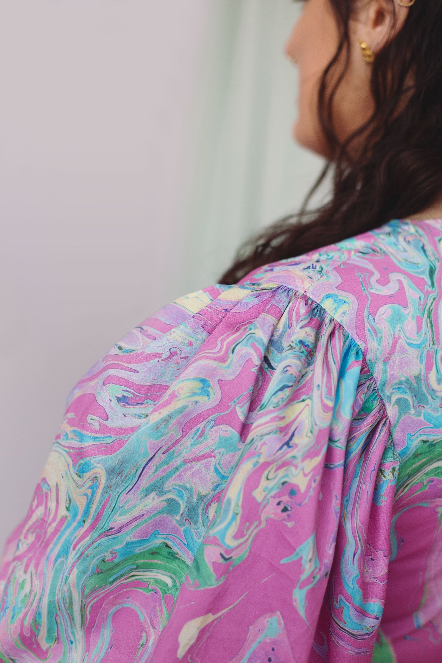 Khushi dress - candy marble - size 2XL