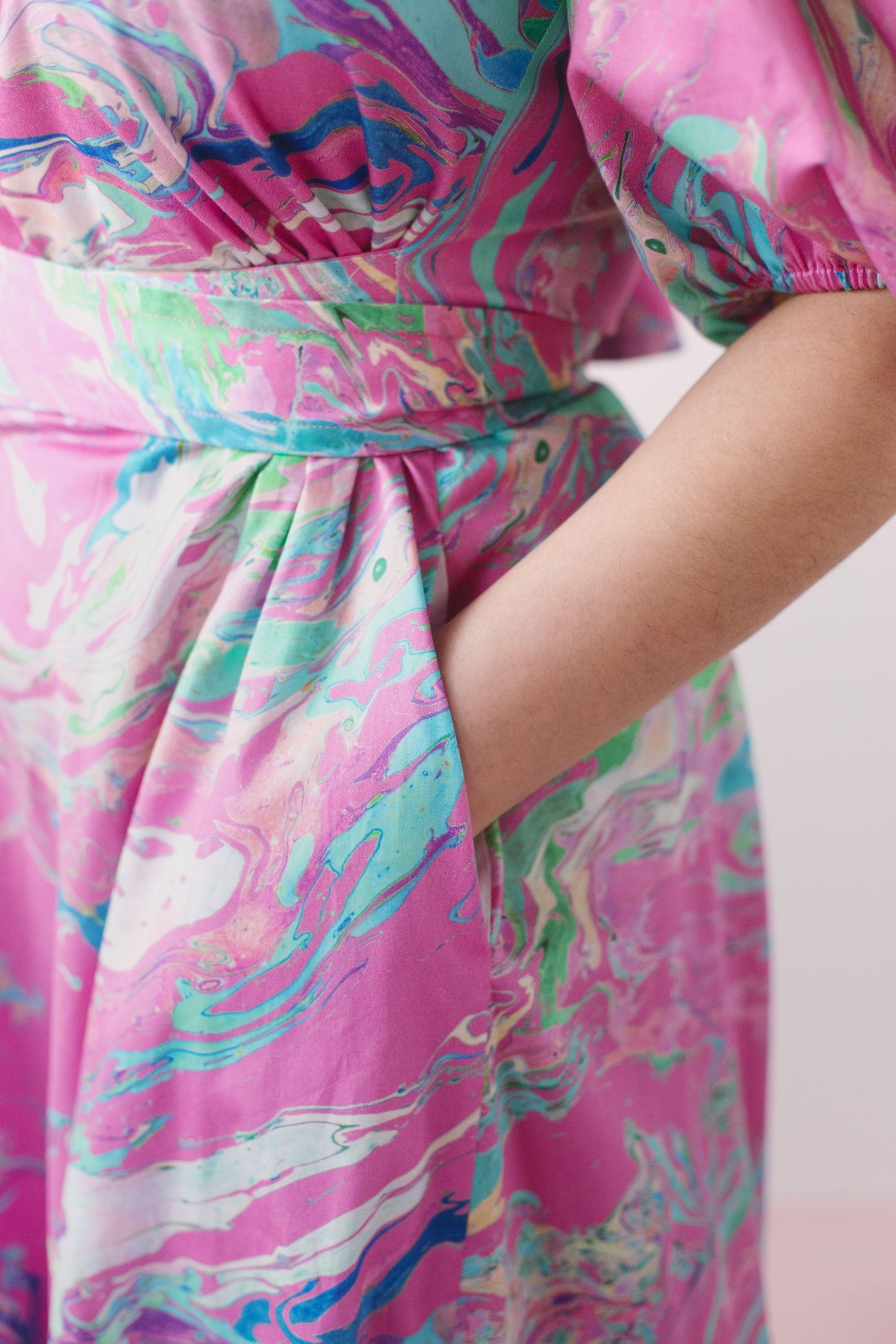 Khushi dress - candy marble - size 2XL