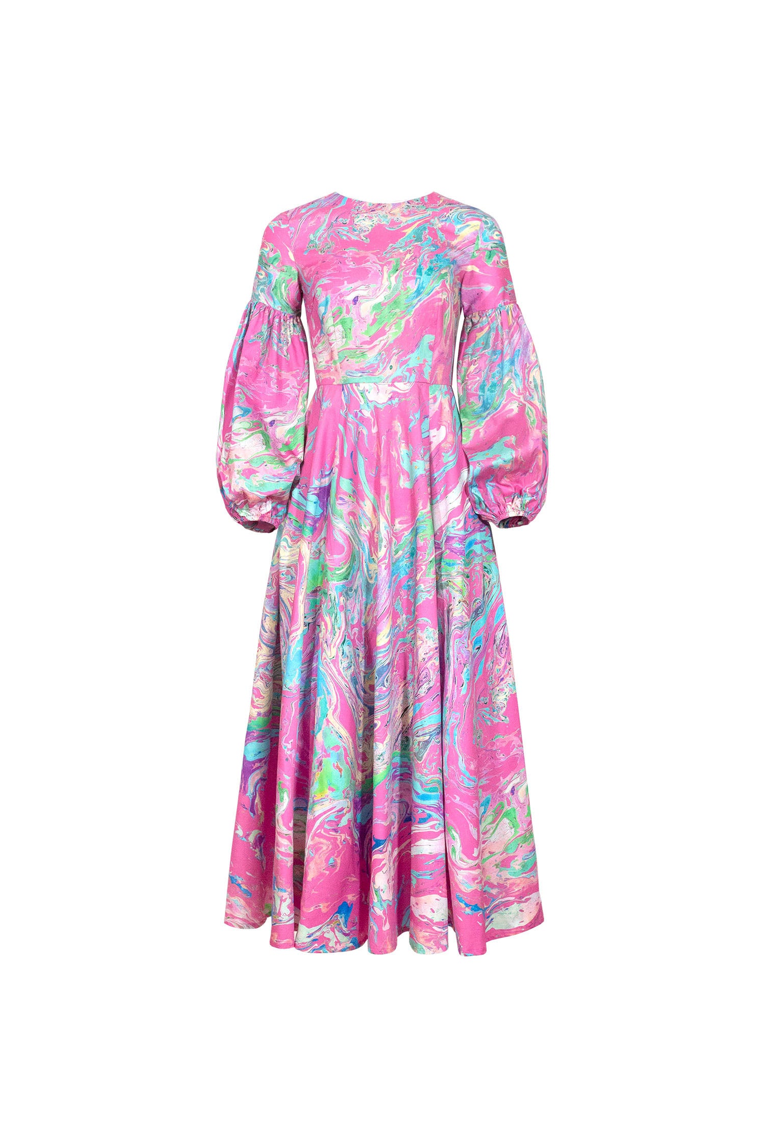 Niram dress - candy marble