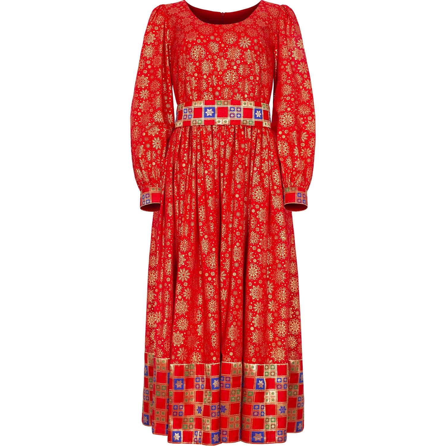 Parvardai dress - red snowflake