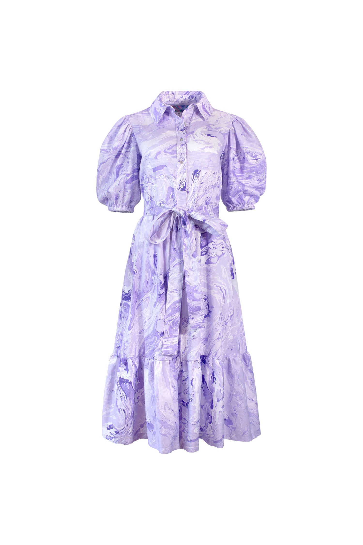 Valli shirt dress - lilac marble
