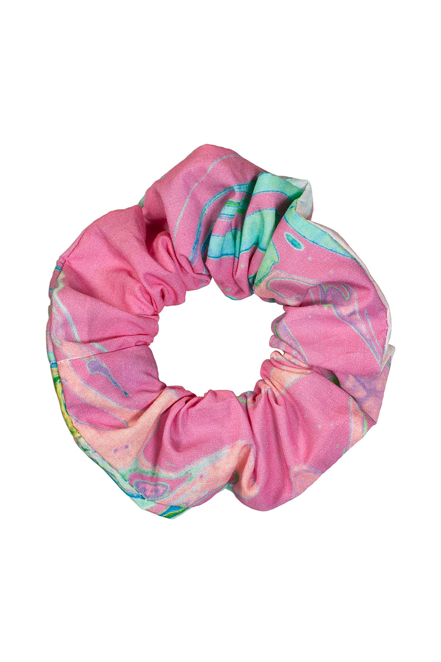 Scrunchie - candy marble cotton
