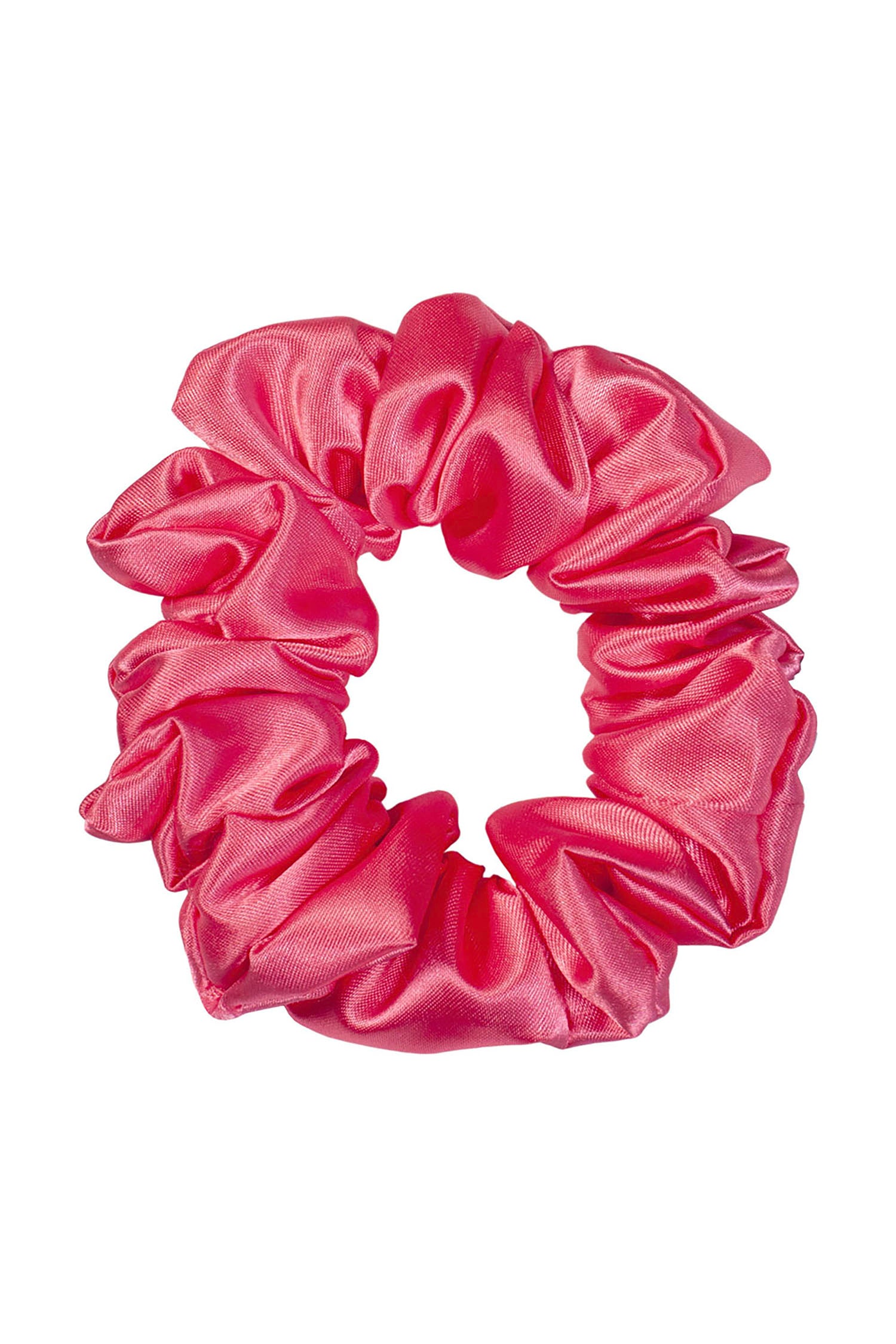 Scrunchie - raspberry pink satin