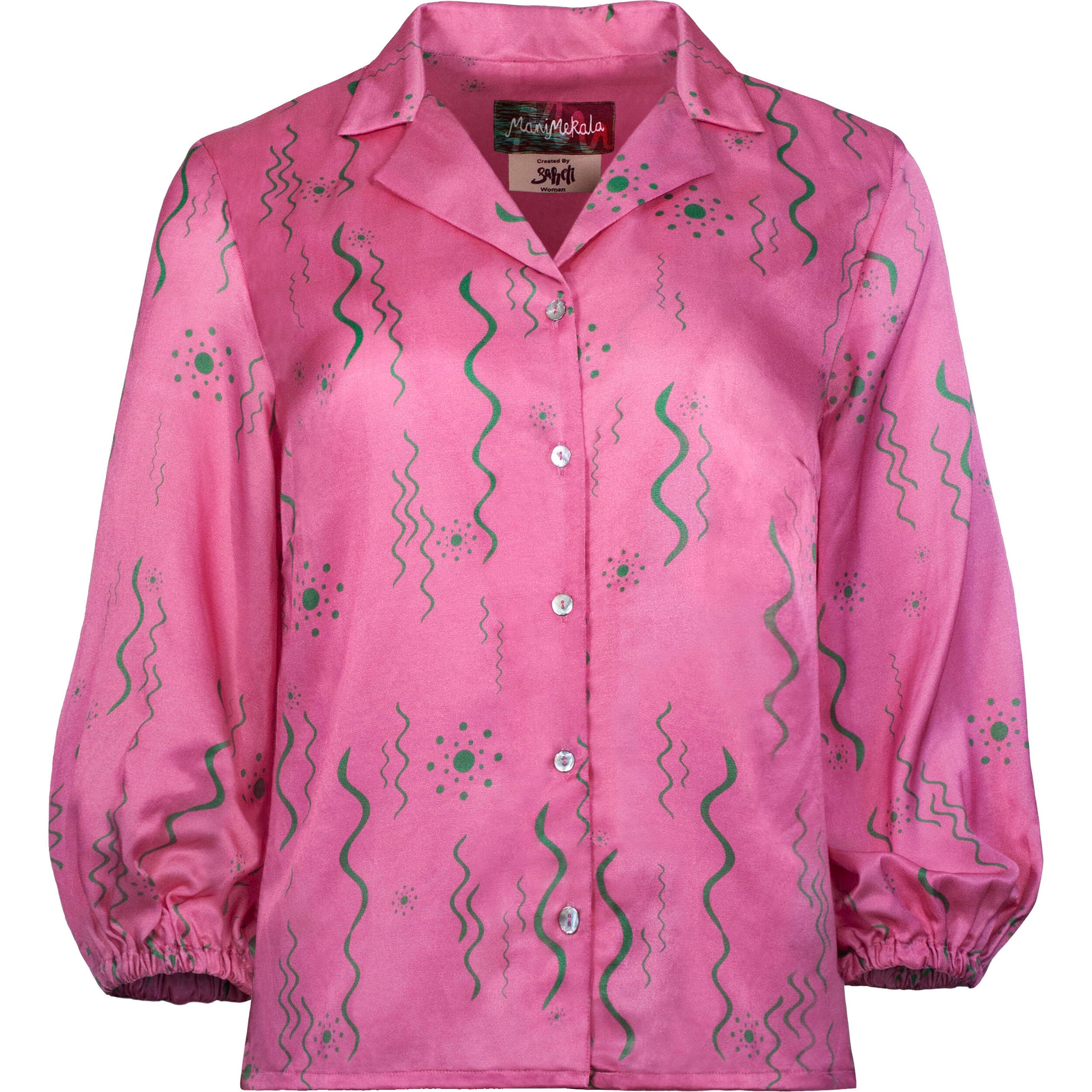 Chandra blouse - molecular raspberry - size M