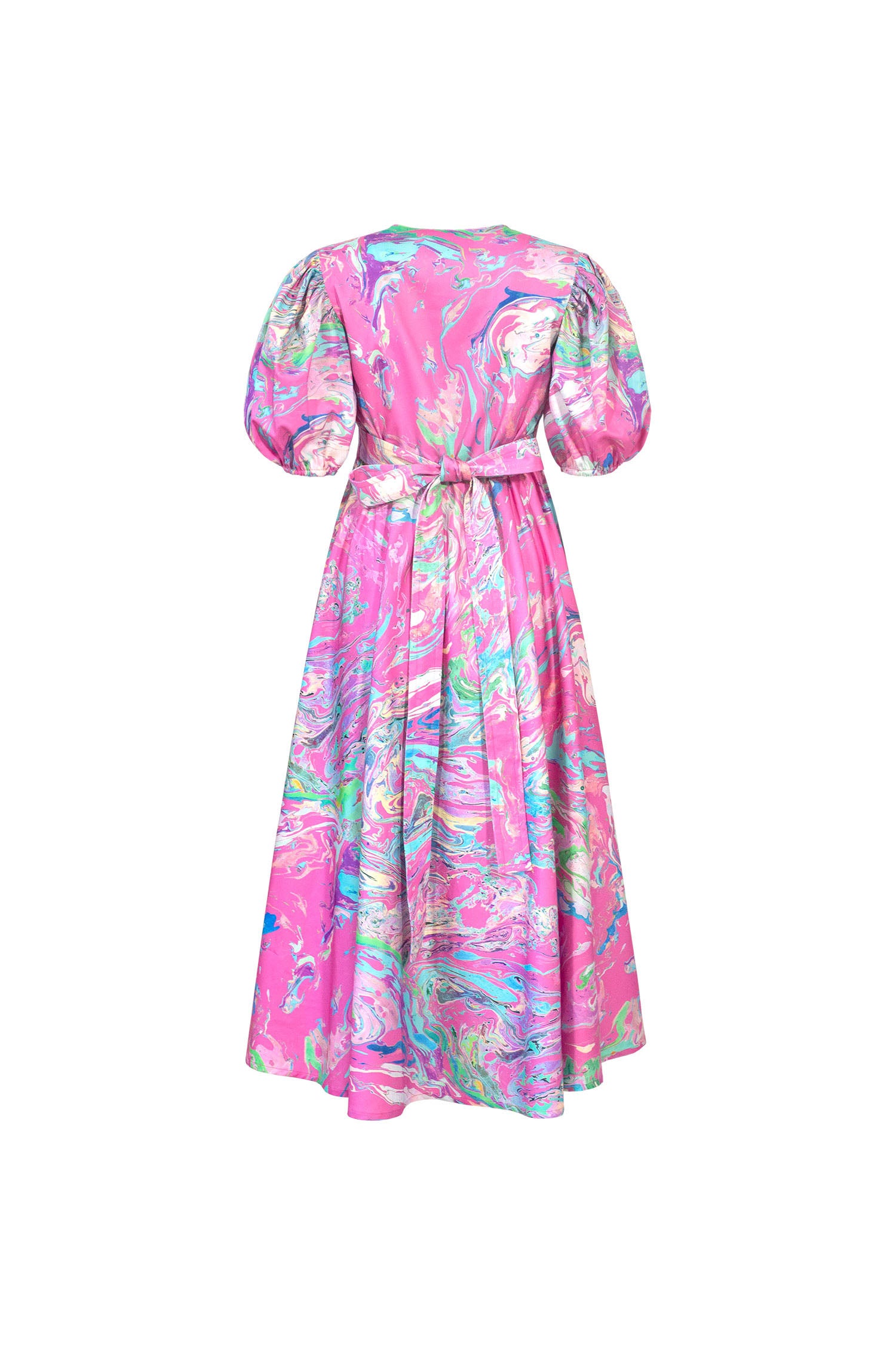 Khushi dress - candy marble