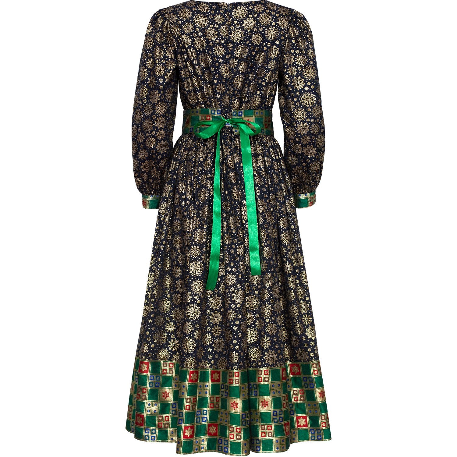 Parvadai dress - midnight snowflake