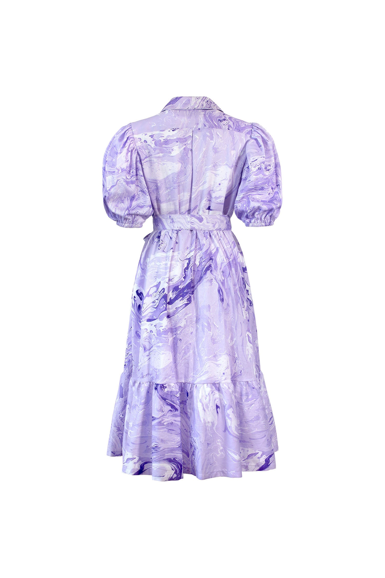 Valli shirt dress - lilac marble