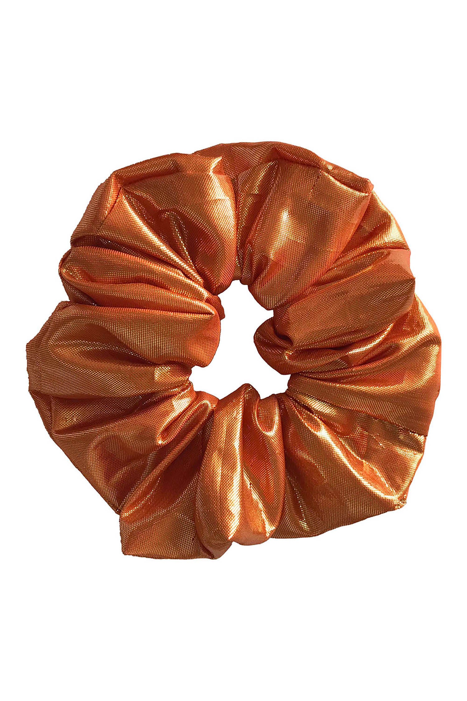 Scrunchie - orange shimmer
