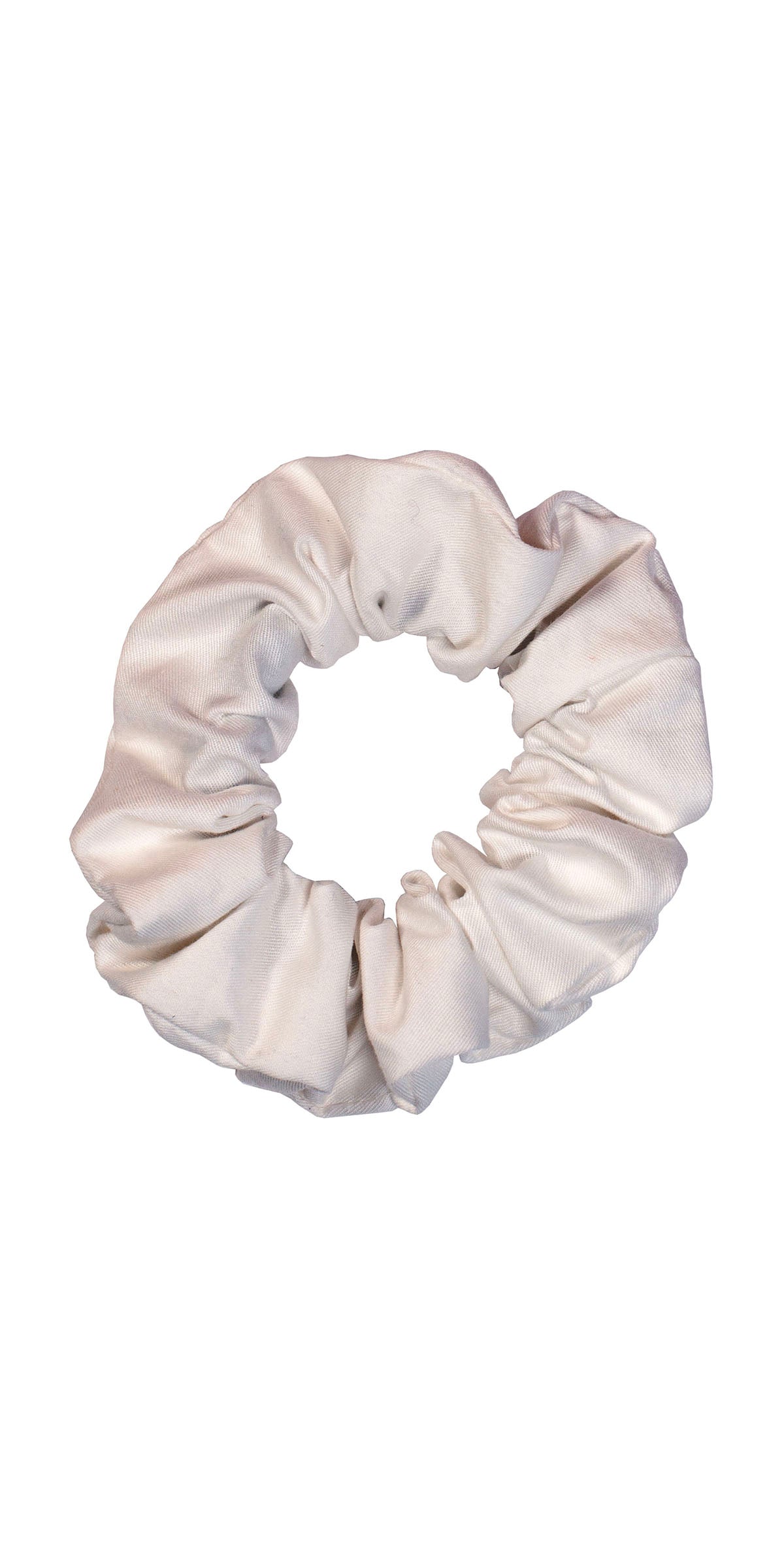 Scrunchie - white cotton