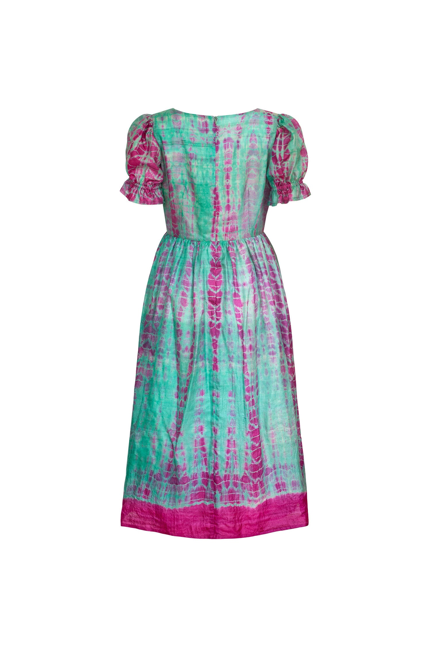Parvardai dress - turquoise silk
